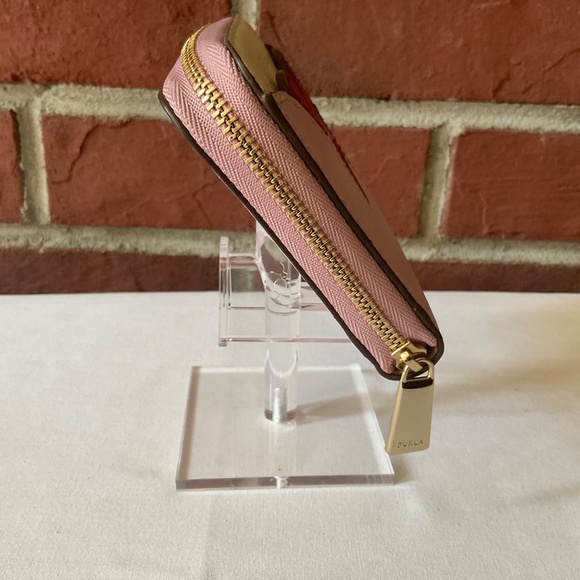 Furla Butterfly Small Zip Around Leather Wallet NWOT - Picture 3 of 14